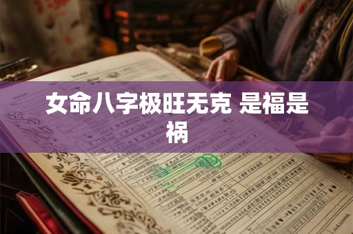 女命八字极旺无克 是福是祸
