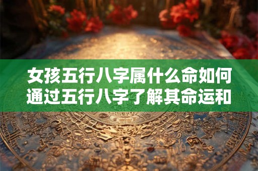 女孩五行八字属什么命如何通过五行八字了解其命运和性格