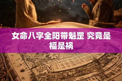 女命八字全阳带魁罡 究竟是福是祸