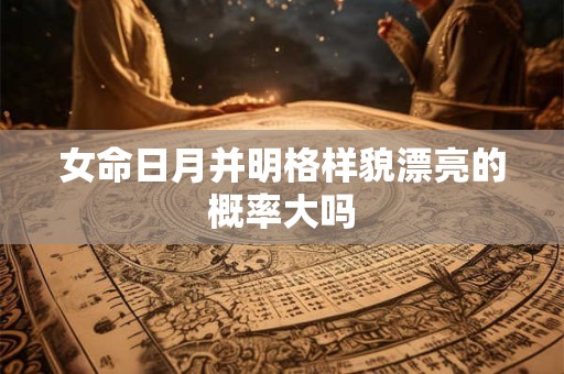 女命日月并明格样貌漂亮的概率大吗