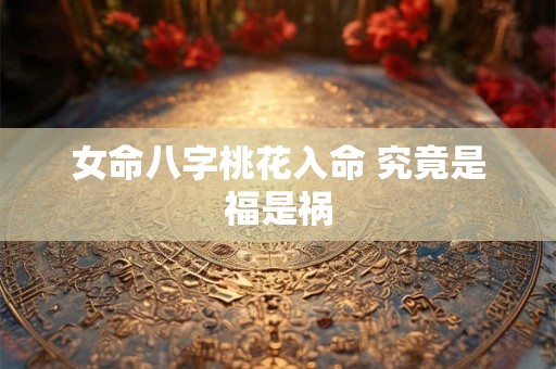 女命八字桃花入命 究竟是福是祸