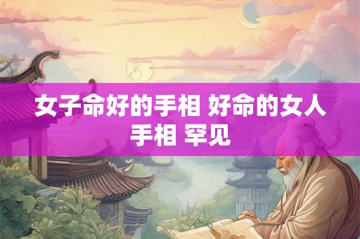 女子命好的手相 好命的女人手相 罕见