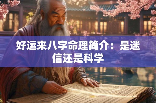 好运来八字命理简介：是迷信还是科学