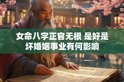 女命八字正官无根 是好是坏婚姻事业有何影响