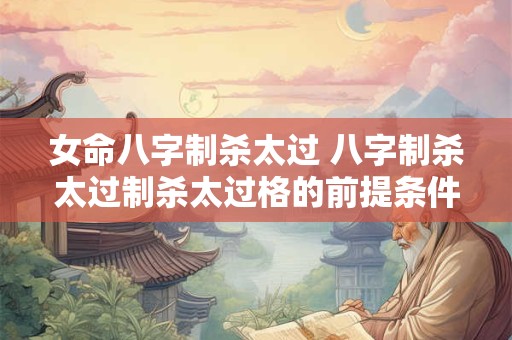 女命八字制杀太过 八字制杀太过制杀太过格的前提条件