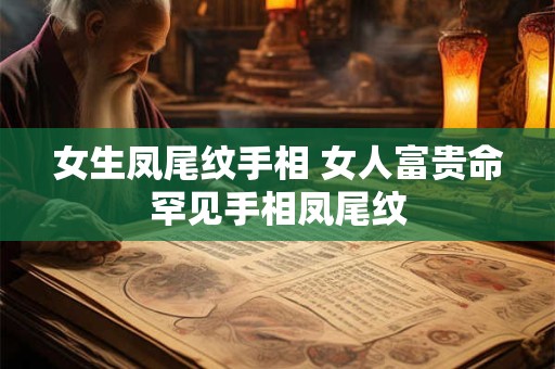 女生凤尾纹手相 女人富贵命罕见手相凤尾纹
