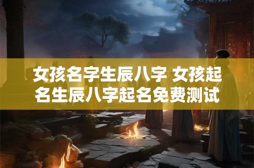 女孩名字生辰八字 女孩起名生辰八字起名免费测试