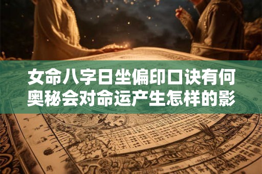 女命八字日坐偏印口诀有何奥秘会对命运产生怎样的影响