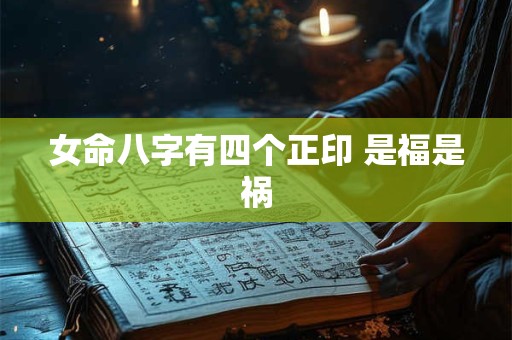 女命八字有四个正印 是福是祸