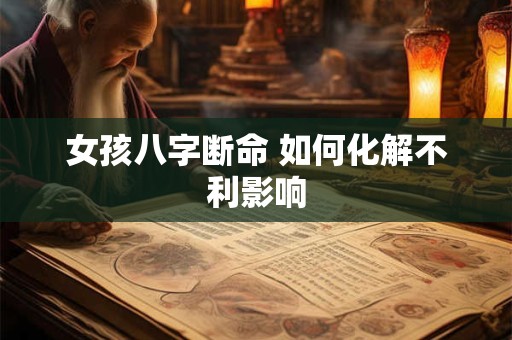 女孩八字断命 如何化解不利影响