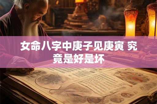 女命八字中庚子见庚寅 究竟是好是坏