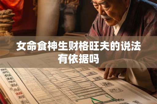 女命食神生财格旺夫的说法有依据吗
