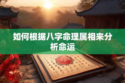 如何根据八字命理属相来分析命运