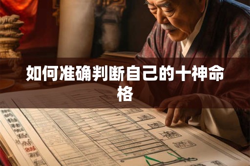 如何准确判断自己的十神命格