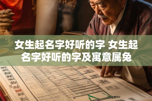 女生起名字好听的字 女生起名字好听的字及寓意属兔