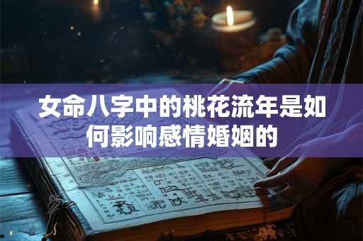 女命八字中的桃花流年是如何影响感情婚姻的