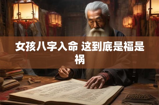 女孩八字入命 这到底是福是祸