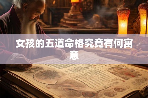 女孩的五道命格究竟有何寓意