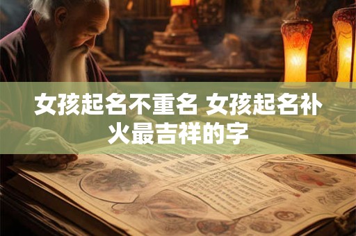 女孩起名不重名 女孩起名补火最吉祥的字