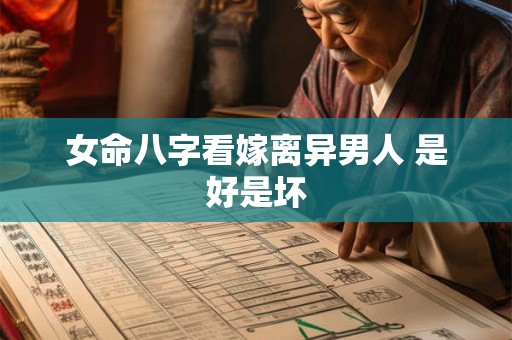女命八字看嫁离异男人 是好是坏