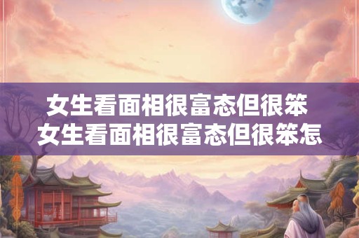 女生看面相很富态但很笨 女生看面相很富态但很笨怎么回事