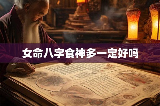 女命八字食神多一定好吗 女命八字食神多一定好吗