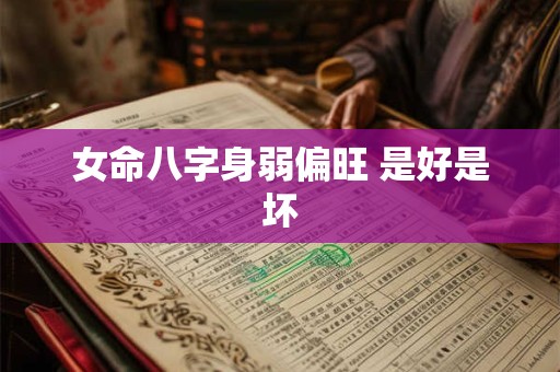 女命八字身弱偏旺 是好是坏