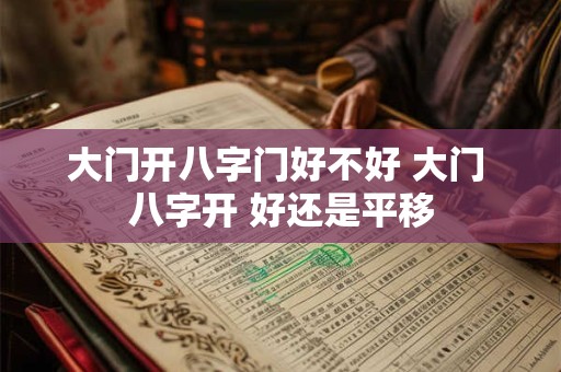 大门开八字门好不好 大门 八字开 好还是平移