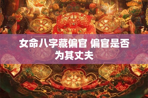 女命八字藏偏官 偏官是否为其丈夫