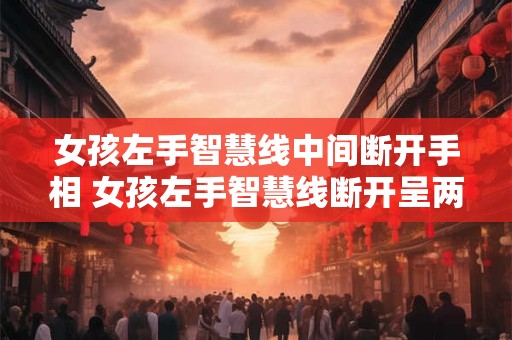 女孩左手智慧线中间断开手相 女孩左手智慧线断开呈两条平行