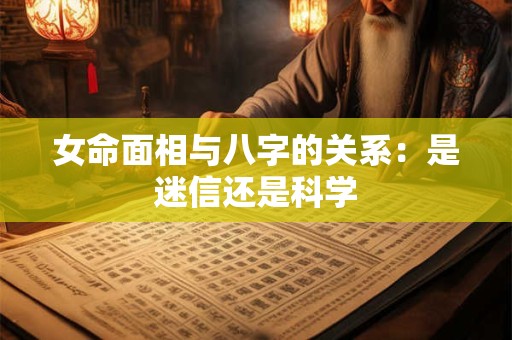 女命面相与八字的关系：是迷信还是科学