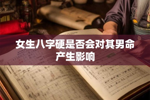 女生八字硬是否会对其男命产生影响