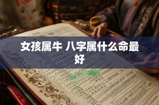 女孩属牛 八字属什么命最好