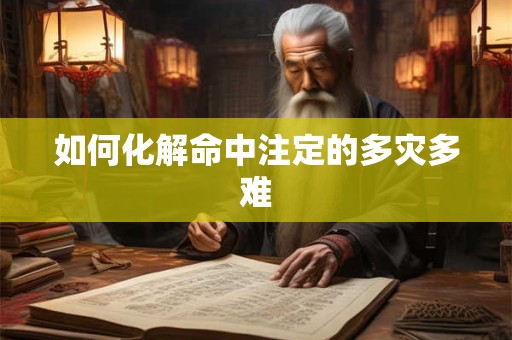 如何化解命中注定的多灾多难