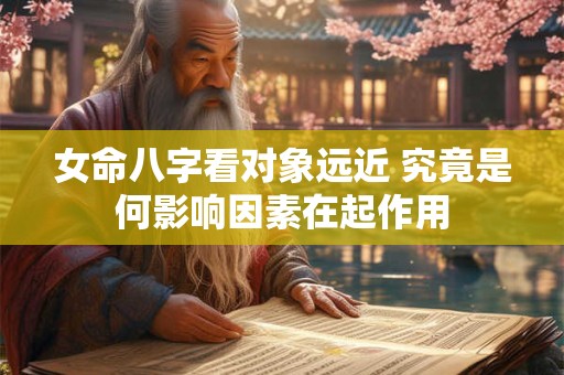 详细阅读:女命八字看对象远近 究竟是何影响因素在起作用 女命八字看对象远近 究竟是何影响因素在起作用