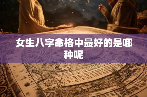 女生八字命格中最好的是哪种呢
