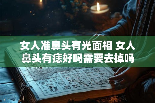 女人准鼻头有光面相 女人鼻头有痣好吗需要去掉吗
