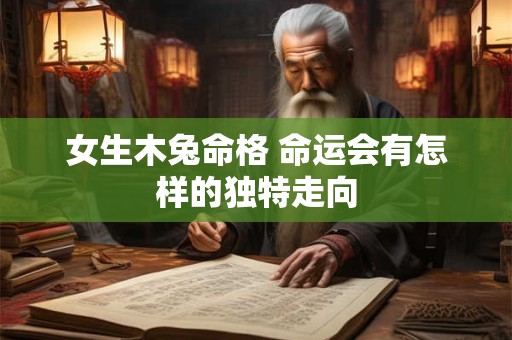 女生木兔命格 命运会有怎样的独特走向