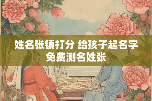姓名张镇打分 给孩子起名字免费测名姓张