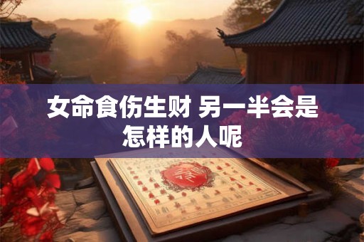 女命食伤生财 另一半会是怎样的人呢