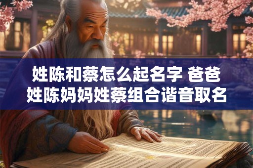 姓陈和蔡怎么起名字 爸爸姓陈妈妈姓蔡组合谐音取名