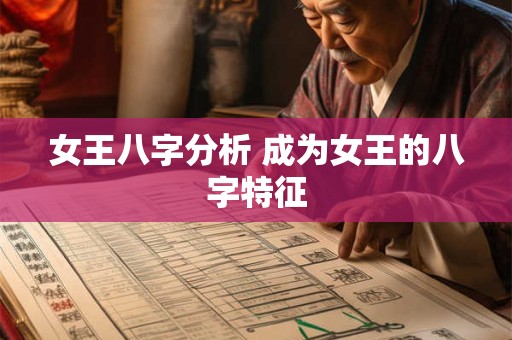 女王八字分析 成为女王的八字特征