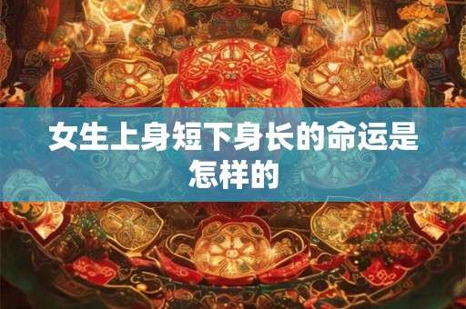 女生上身短下身长的命运是怎样的