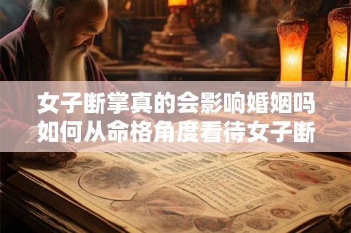 女子断掌真的会影响婚姻吗如何从命格角度看待女子断掌与婚姻的关系