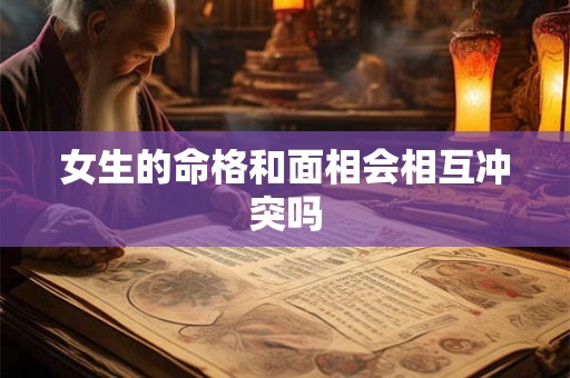女生的命格和面相会相互冲突吗