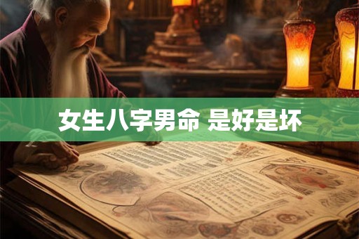 女生八字男命 是好是坏