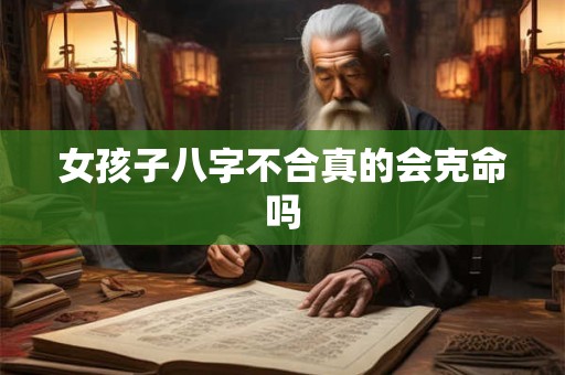 女孩子八字不合真的会克命吗