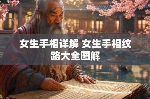女生手相详解 女生手相纹路大全图解 女生手相详解 女生手相纹路大全图解
