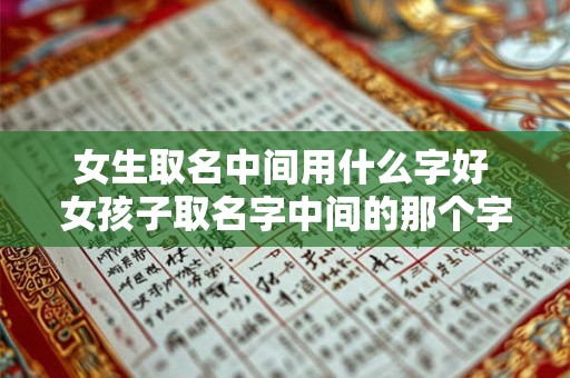 女生取名中间用什么字好 女孩子取名字中间的那个字好 女生取名中间用什么字好 女孩子取名字中间的那个字好