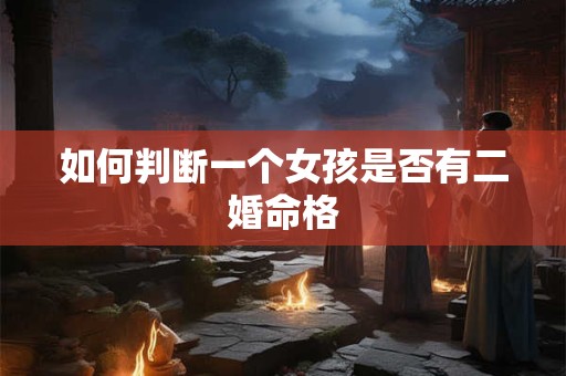 如何判断一个女孩是否有二婚命格